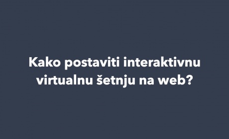Kako postaviti interaktivnu virtuelnu turu na sajt?